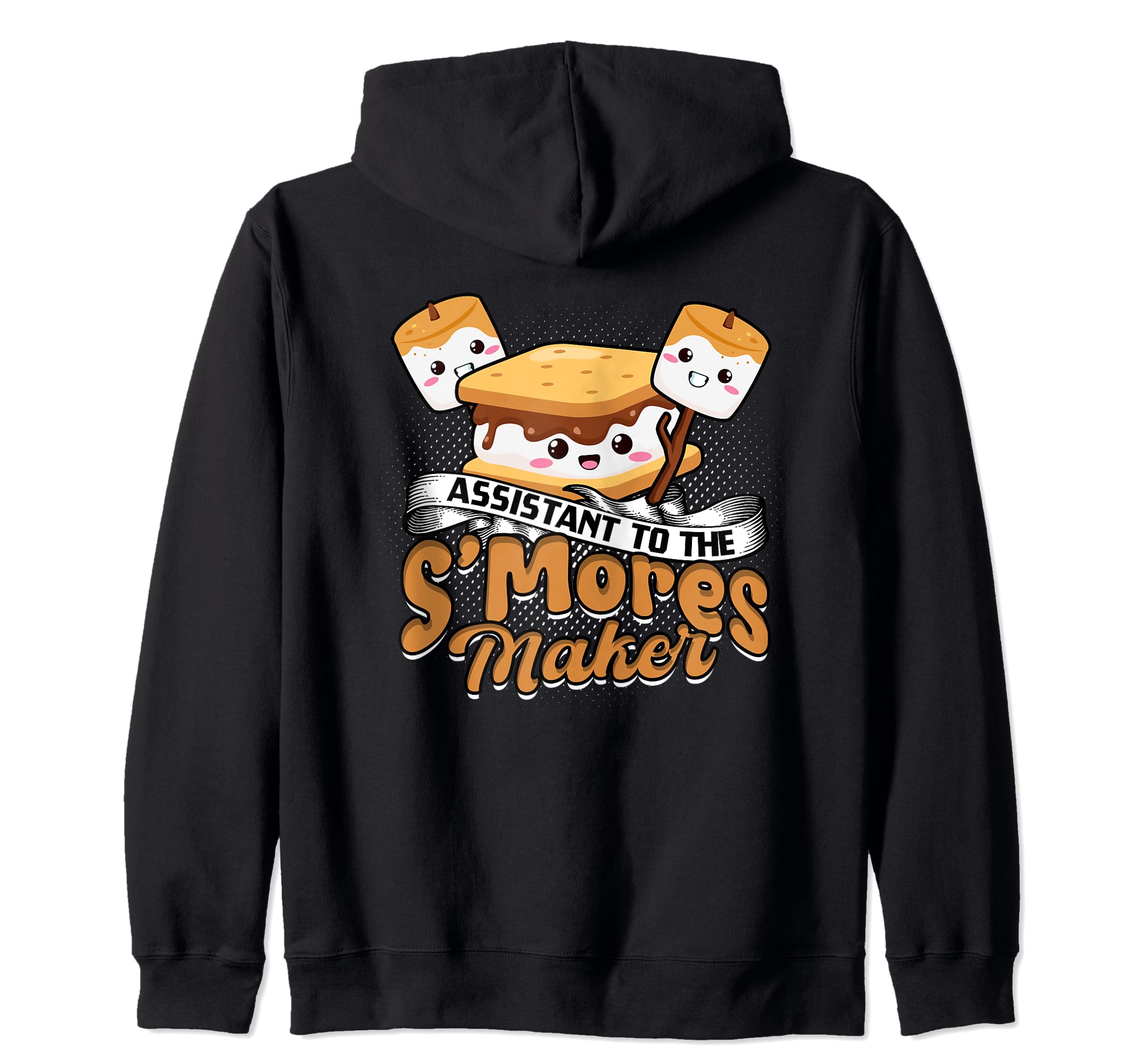 

Smores Marshmallow Chocolate Camping S mores Zip Hoodie