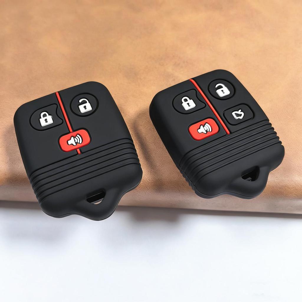 Ford Mondeo/Transit Honeycomb Key Cover Silicone Case - Compatible with Old Wing, Tiger, Explorer, and F650 Pickup.