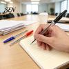 Professional Finance Room Pens 10PCS Ballpoint Pens, 1.0mm Conical Tip Anti Leakage Gel Durable Plastic Comfortable Grip Smooth Writing Pen for Office
