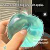Clear Apple Squishy Pinch Toy Slow Rebound Green Apple Handmade Squeeze Toy Ball Stress Relief Venting Decompressing Apples Ball