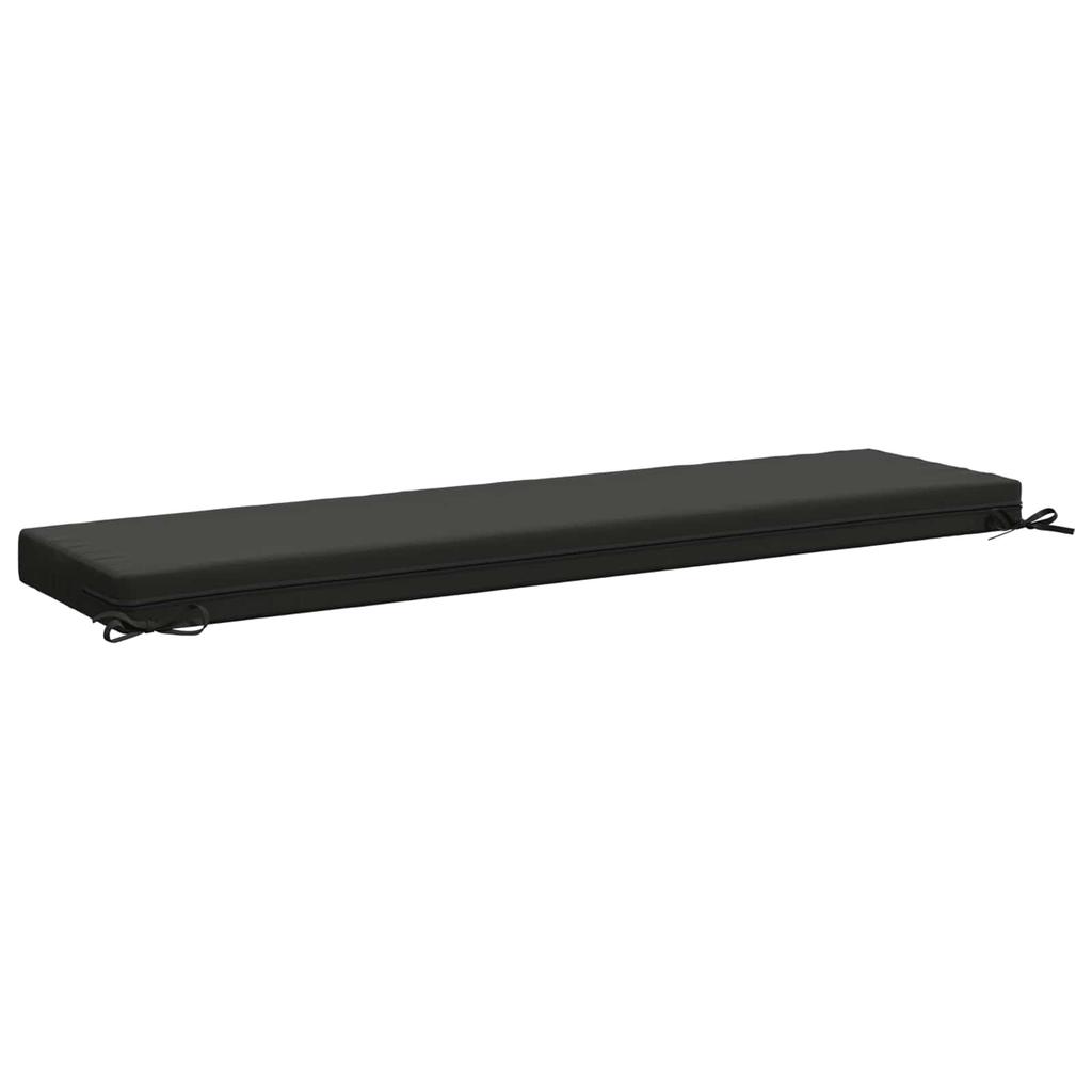 Bench Cushion SOEST 100percent  Polyester Anthracite 140 X 40 X 8 Cm
