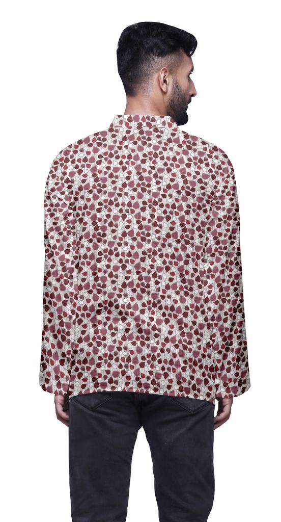 Atasi Cotton Ethnic Short Kurta For Boys Printed Party Wear Kurta For Men