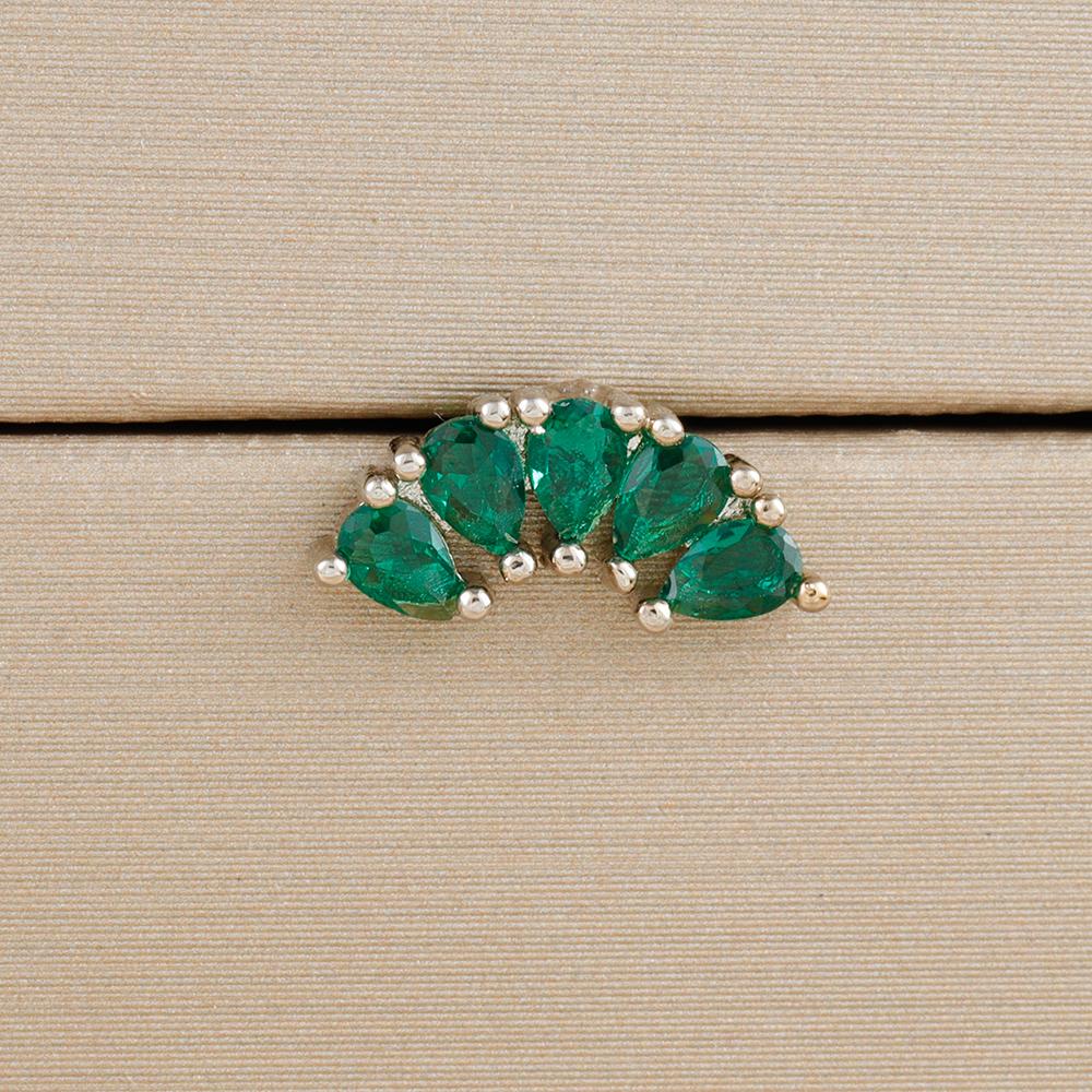 1PC Silver Color Stainless Steel Mini Stud Earrings Women Girls Heart Star Flower Helix Ear Cartilage Piercing Jewelry Gifts