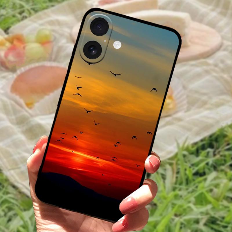 For Apple iPhone 16 Plus Cover iPhone16 Full Protective Silicone Phone Coque For iPhone 16 Pro Max Soft TPU Shockproof  Fundas