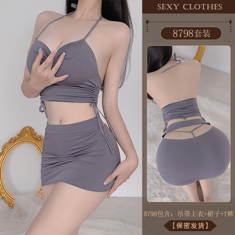  Erotic Lingerie, Sexy nightclub secretary, OL role-playing, hot and seductive, hip-hugging dress, no-take uniform 8798