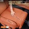 For Opel Astra ASTRA MK5 H Moka New Car Seat Rest Cushion Nappa leather Seat Extender Leg Cushion Memory Foam Seat Padding