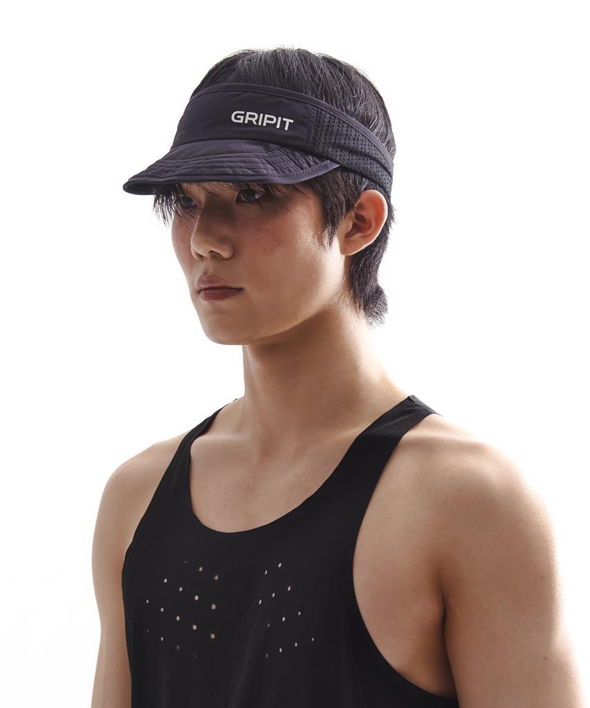 Geulipis Gripit-X Sweatout Packable Sun Cap Black