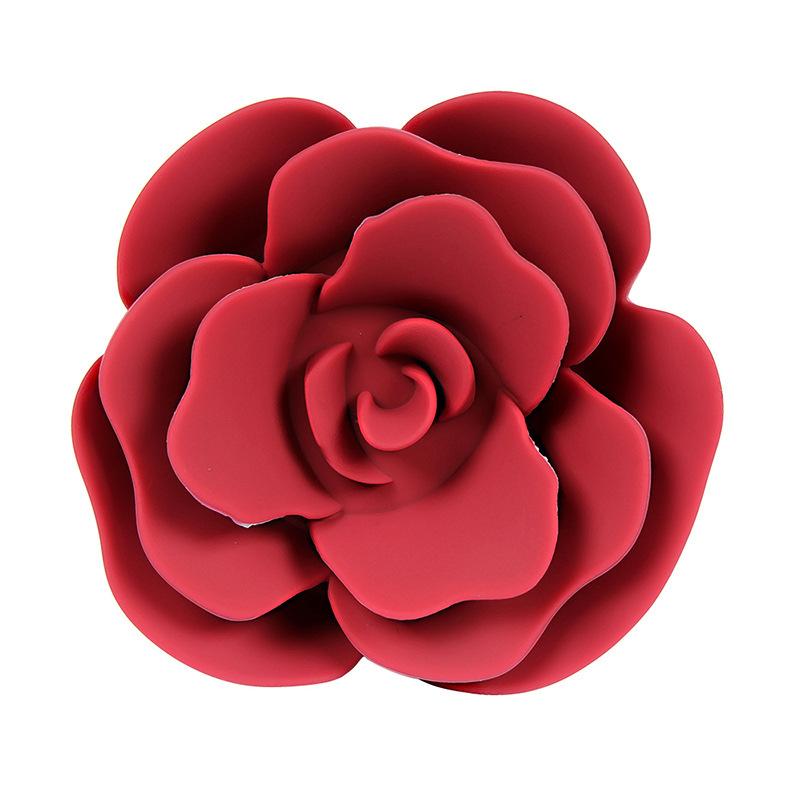 Butt Plug BDSM Rose Smooth Silicone Anal Plug Sexy Anal Tail Toys Prostate Massager Dilator Buttplug For Women Man Adult Couple