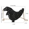 Dinosaur Design PU Leather Crossbody Mini Messenger Bag Chain Shoulder Bag Gift