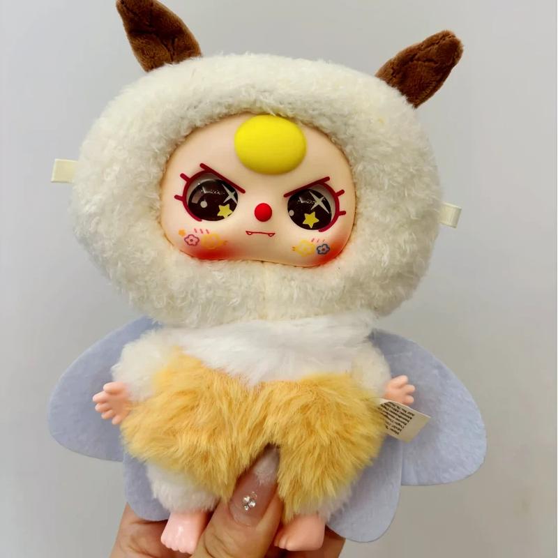 Baby Three Elf Series Plush Blind Box Toy Cute Animal Plush Doll Bag Charm Pendant Keychain Office Accompany Girl Mystery Gifts