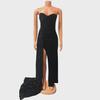 OS6923 Sexy europäisches und amerikanisches Perlen-Swing-Kleid – Herbst/Winter Damen-Nachtclub-Partymode