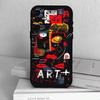 D-Graffiti Characters    Phone Case Black Silicone Soft For Samsung S25,S24,S21,S22,S23,S30,Ultra,S20,Plus,Fe,Lite