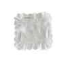 Korean Style Soft Flounced Lace Ruffle Placemats Non-Slip Dustproof Table Pads for Living Room Tea Table Decor