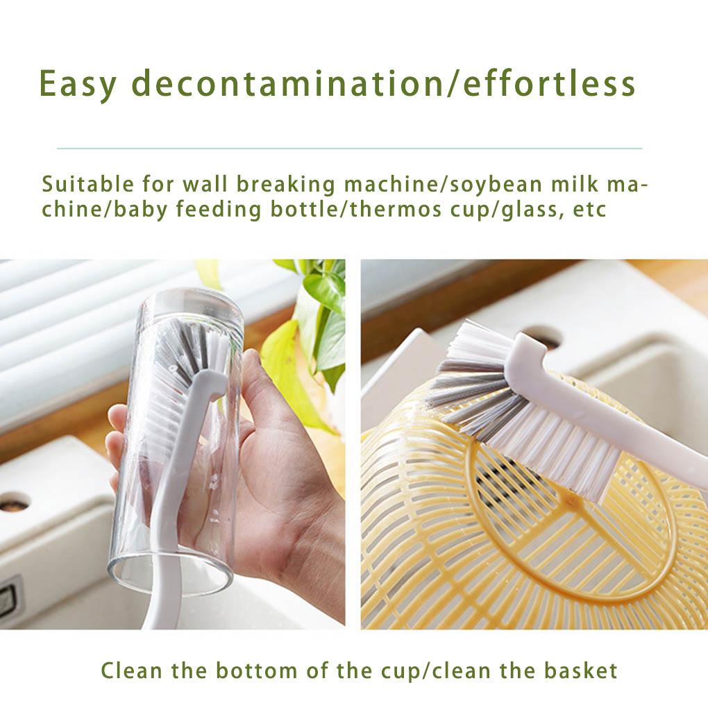 Cup Cleaning Brush Replacement Soft Hair Long Handle Home Kitchen Juice Extractor Flask Brushes Tool Accessories