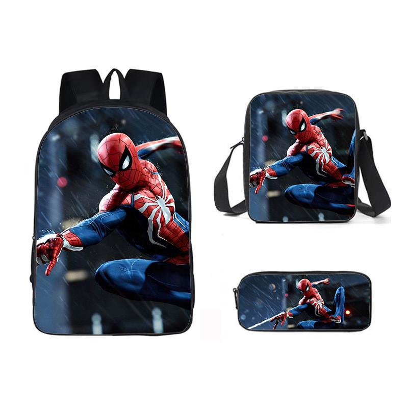 Backpack Piece Three Set Waterresistant Material Kids For