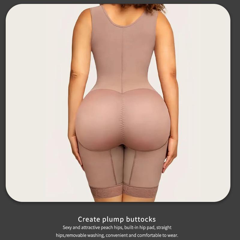 Dámský body shaper na zip, stahovací pás na pas, kontrola břicha, zvedání hýždí, tvarovací prádlo