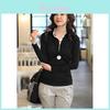Design Feeling Colorblock Mock Two-Piece T-Shirt Für Damen Mit Dehnbare Baumwolle Für Das Büro