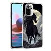 Animal Black Horse Cover Phone Case For Xiaomi Poco F7 Ultra X7 X6 X5 Pro M7 Redmi 15C 15 13C 13 12C 12 10C 10 9A 9C 9T 9 Shell