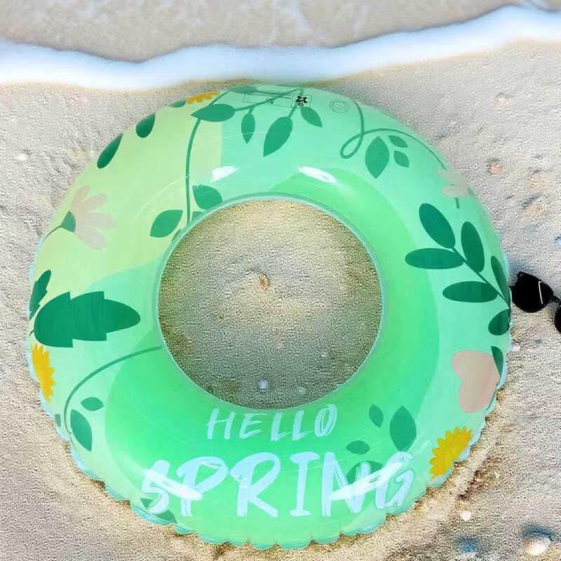 Children s Green Leaf Floral Swimming Ring