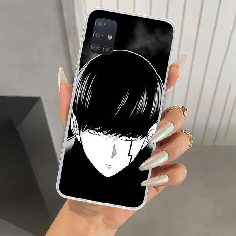Mashle Magie und Muskeln Handyhülle für Samsung Galaxy A52 A32 A22 A12 A02S A50S A30S A10S Note 20 Ultra 10 Plus S10 A31 A20 A71