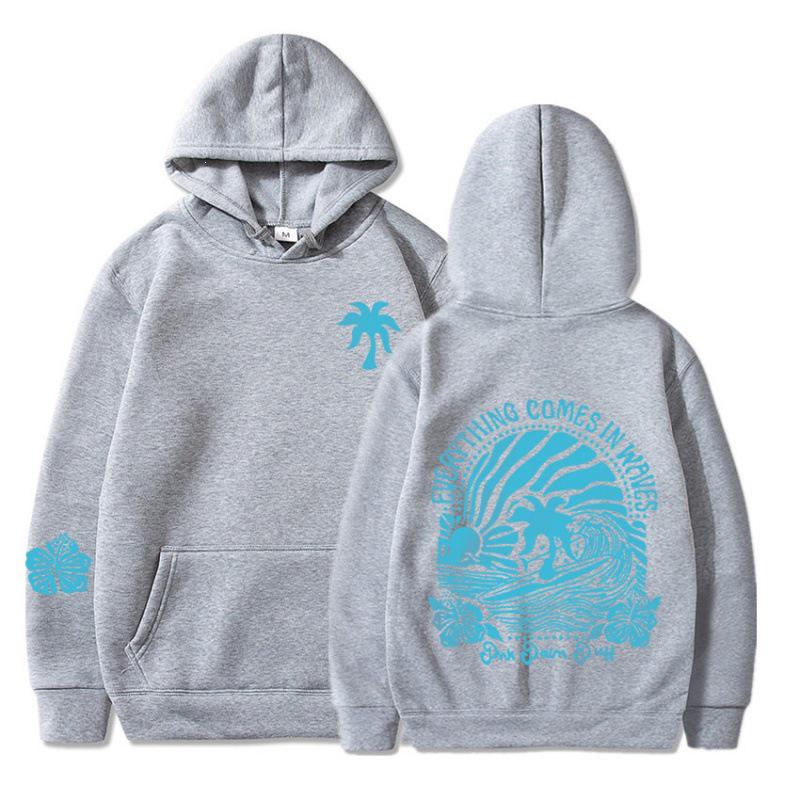 Chasing Sunsets Bedrucktes Lässiges Hoodie-Sweatshirt