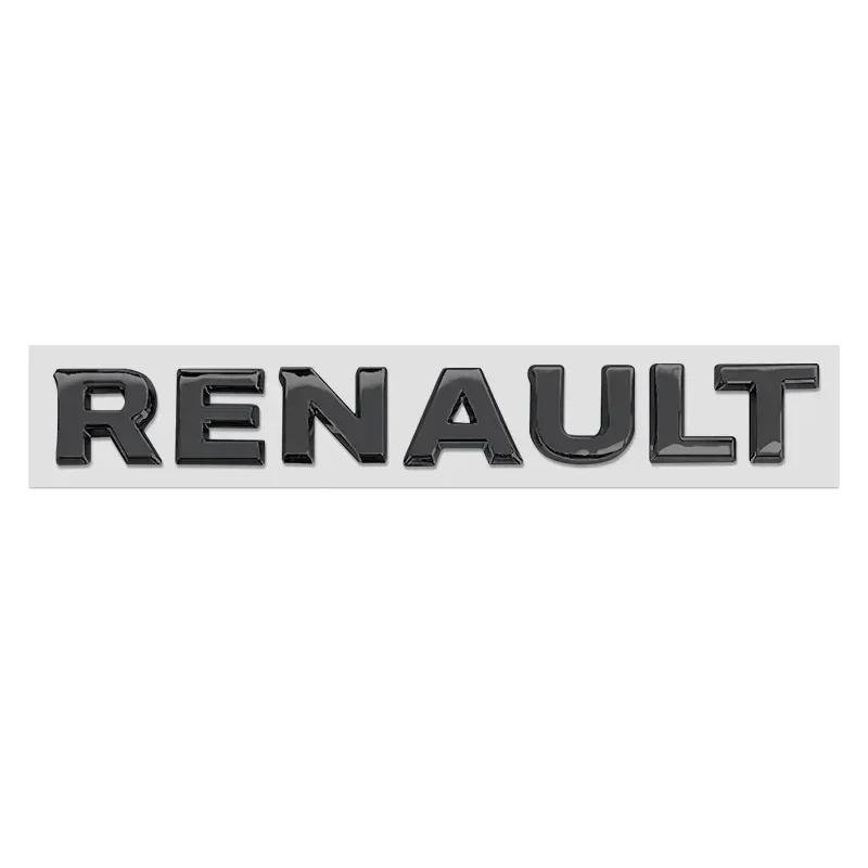 For Renault 2026 New Hub Caps ABS 3D Logo Car Rear Trunk Emblem Badge Sticker for Renault Megane 2 Duster Logan Captur Clio Lagu