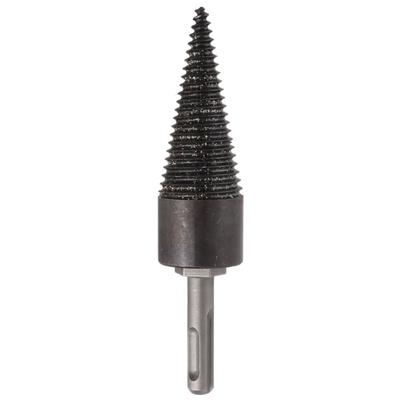 Wood Splitter Drill High Carbon Steel Firewood Splitting Log Bit for Household Round Shank