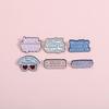 Taylor Swift Creative Brooches: Colorful Metal Badges with Unique English Sentences