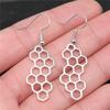 27 Styles Honey Bee Honeycomb Earrings Fashion Temperament Versatile Small Earrings Elegant Ladies Jewelry