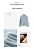 Elegant Women's Cashmere Sweater - Half-High Collar, Saddle Shoulder, Solid Color Knit for Autumn and Winter
