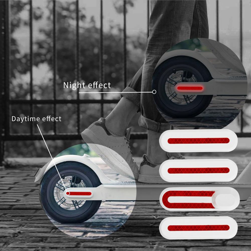 Protective Shell Reflective Sticker for M365 Electric Scooter Skateboard Tackles for M365 Outdoor Scooter Parts Accessories