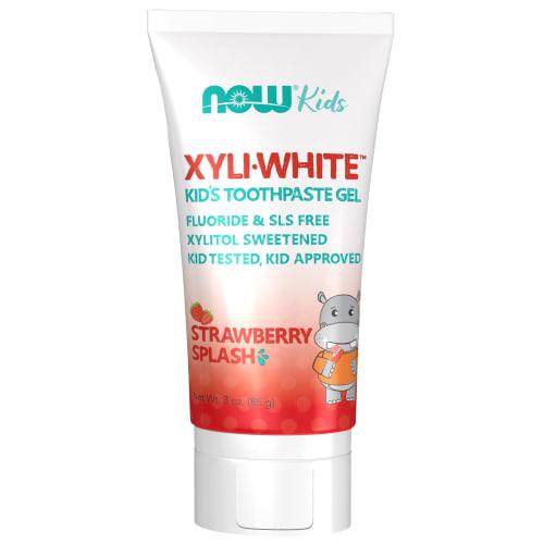 Now Foods XyliWhite Kids Toothpaste Gel Strawberry Splash, 3 Oz (Ships Directly from Overseas)