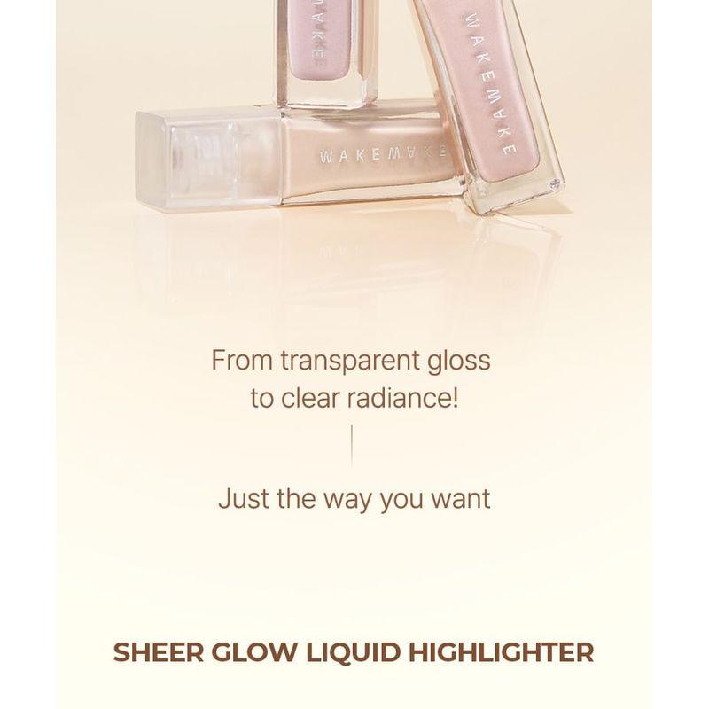WAKEMAKE - Sheer Glow Liquid Highlighter - 3 Colors