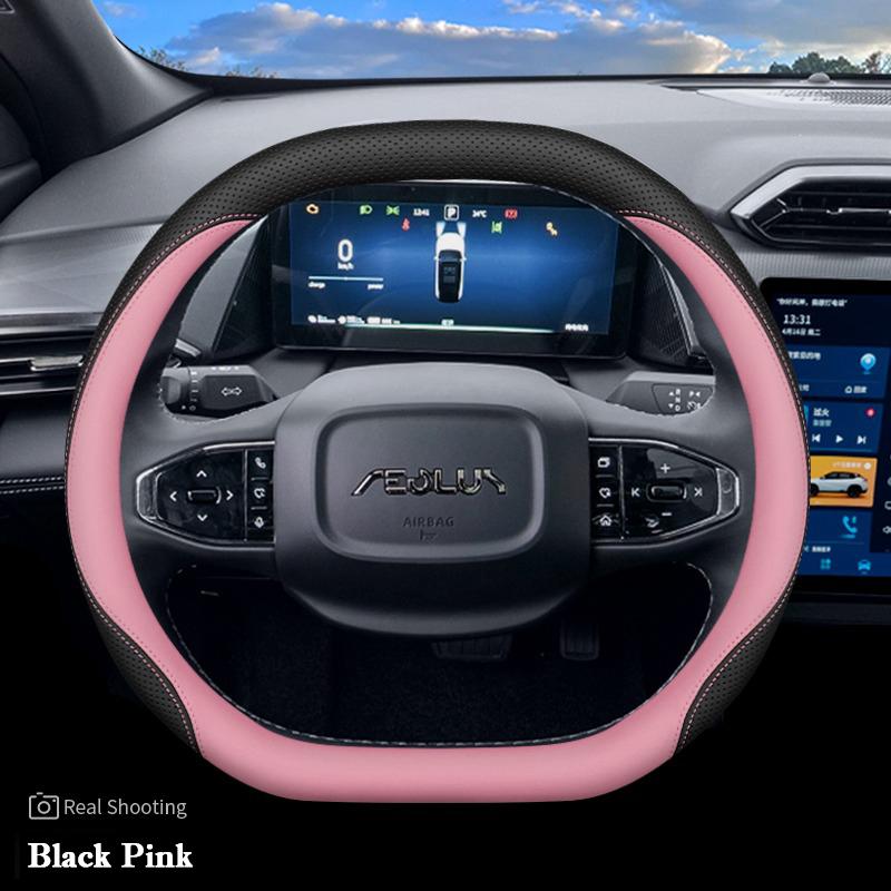 

For Dongfeng Box Nammi 01 06 Aeolus Haohan Mage L7 2024 2025 Car Steering Wheel Cover Leather Non-slip Auto Interior Accessories