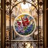 Skládačka Suncatcher, DIY puzzle Akrylový Suncatcher, Vitrážový závěsný ornament pro domácnost, Zahradní dekorace, Dárek pro ženy, Maminku, Přátele