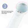 15X Handheld High Magnifying Glass With Lamp Illumination ABS+ Optical Glass Lens With Exclamation Point Double LED White Color