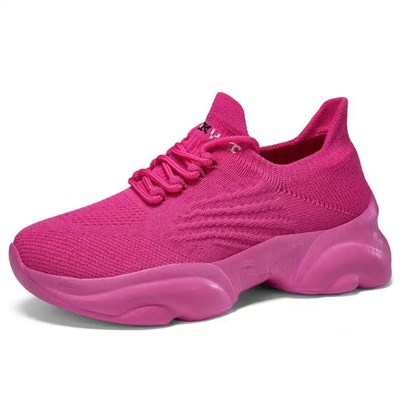 Fashion Increases Height Boat Women's Luxury Shoes Woven Sneakers Size 42 Women's Boots On The Post Sports Deporte Idea Clearance