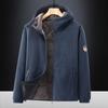 Autumn/winter Men's Fleece-lined Jacket Inner Lining Fleece-lined Double Warm Loose Fit Men's Jacket