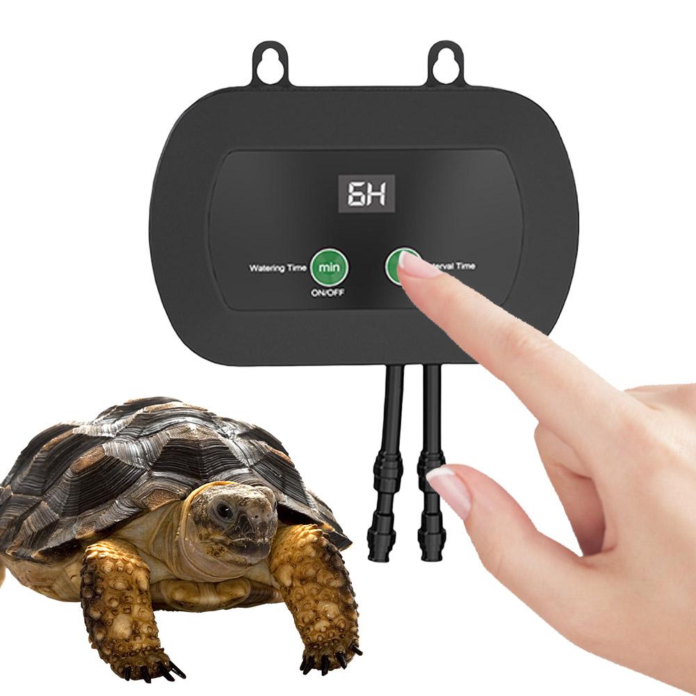 Умный распылитель тумана для рептилий с регулируемыми насадками на 360° Увлажнители для рептилий для террариумов Амфибия Ящерица Змея Лягушка Растения CHINA