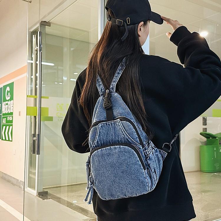 Schoolbag Breast Bag Men's Trendy Brand Niche Design Sense Shoulder Messenger Bag Women's Leisure Sports Cycling Backpack Men's Small Backpack