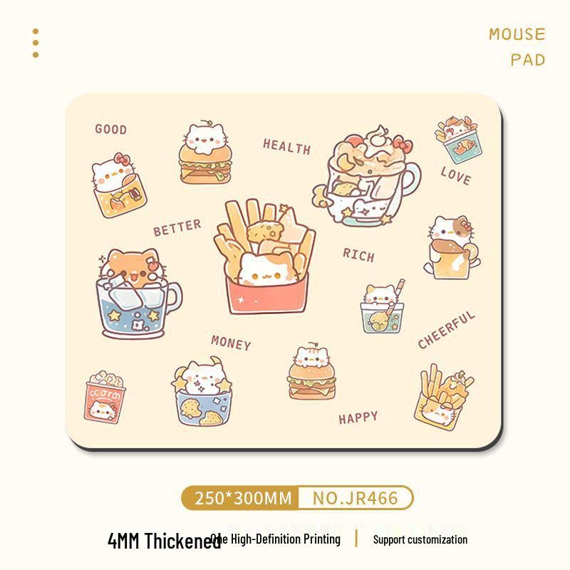 Cute Cartoon Non-slip Wear-resistant Mouse Pad for Home & Office