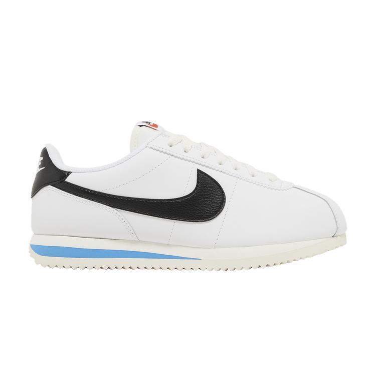Nike Cortez White Black Light Photo Blue (Women s) 35.5