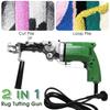 9-18m 2-în-1 220V 240w Mașină de țesut covoare Puf Tăiat & Buclă Pistole Electrice de Tufting Manuale pentru Covoare