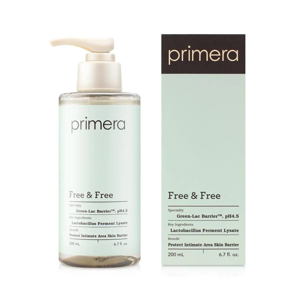 Primera Free & Free 200ml Feminine Wash Mildly Acidic Y-Zone Care