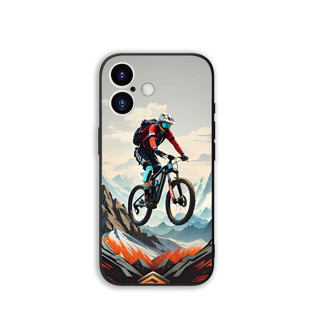 for Samsung Galaxy A55 A56 A25 A36 A54 S8 S9 S21 S20 FE A53 A13 A12 A14 A33 A70 A71 A51 A21S Case Mountain Bike Cycling art