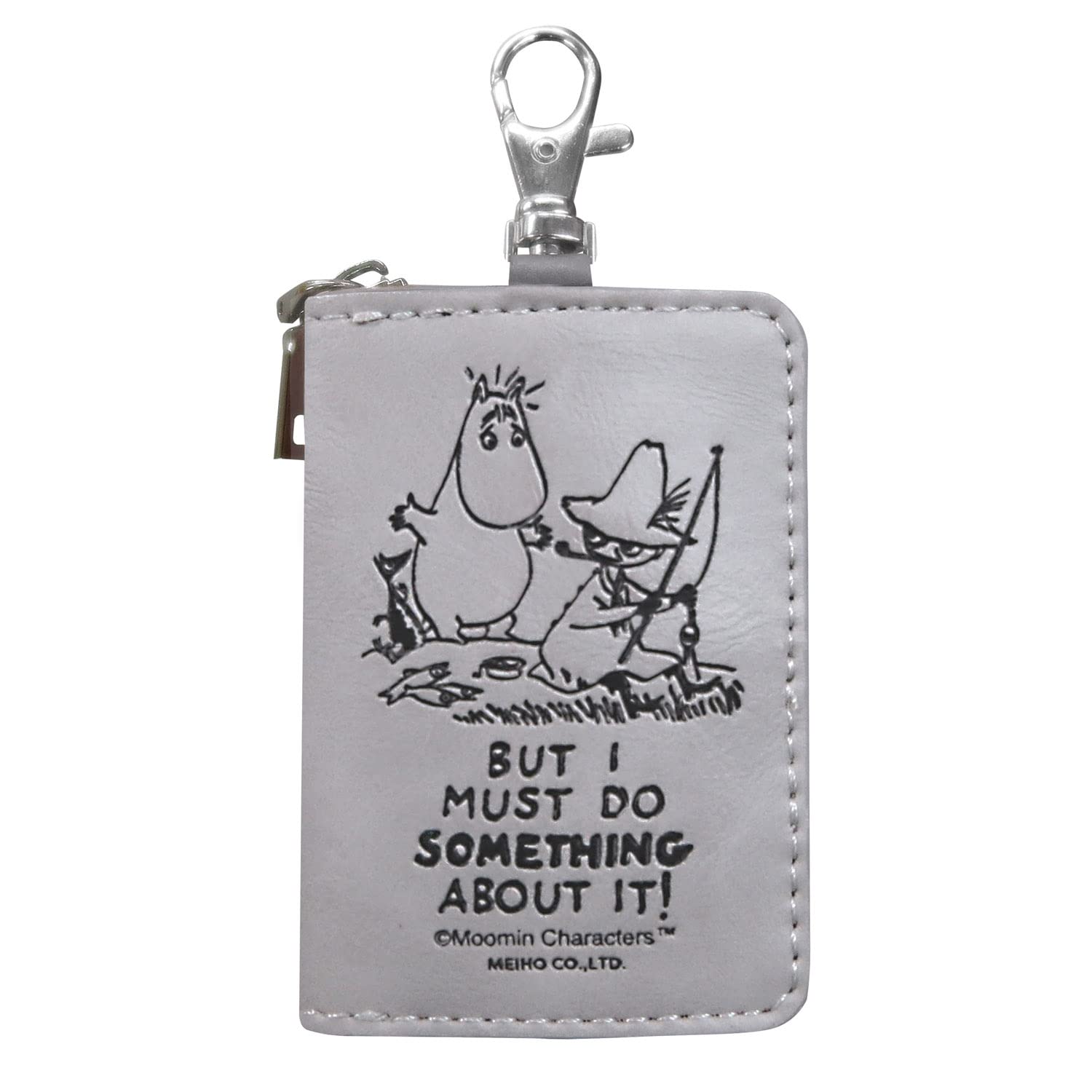 

Akiho Moomin Car Smart Key Case with Clear FS080 Window, Gray,