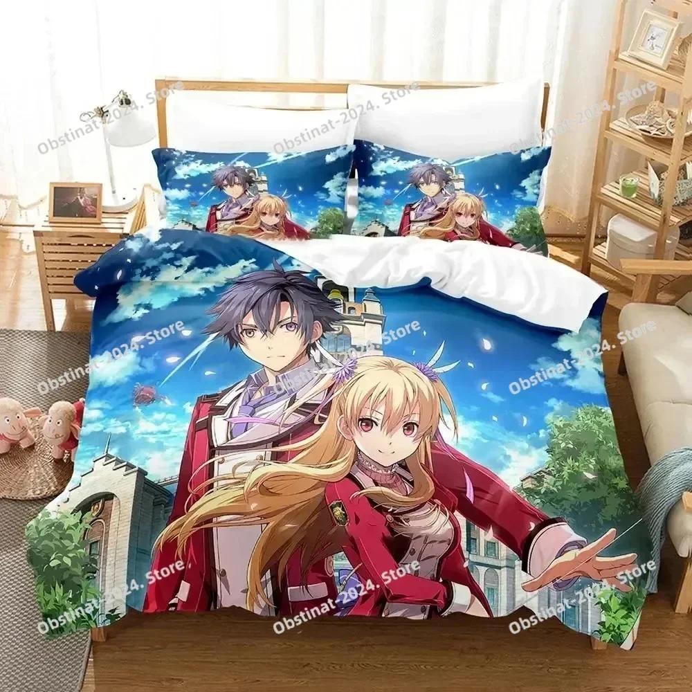Anime The Legend Of Heroes Bedding Set Duvet Cover Bed Set Quilt Cover Pillowcase Comforter King Queen Size Boys Adult Bedding