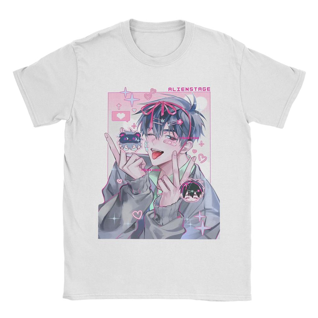 Alien Stage TShirts for Men Women Till Ivan Anime Novelty Pure Cotton Tees Crewneck Short Sleeve T Shirt Birthday Gift Clothes