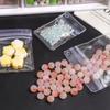 100pcs Side Punched Jewelry Storage Bags Transparent DIY Transparent Bag Necklace Storage Bag