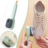 1pc Multifunction Cleaning Shoe Brush Soft Automatic Liquid Shoe Brush Long Handle Clothes Soap Brush With Hook Clean Tool